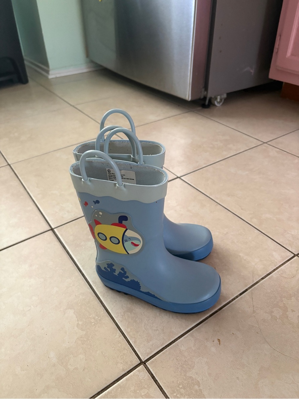Target Blue Kids Submarine Rain Boots